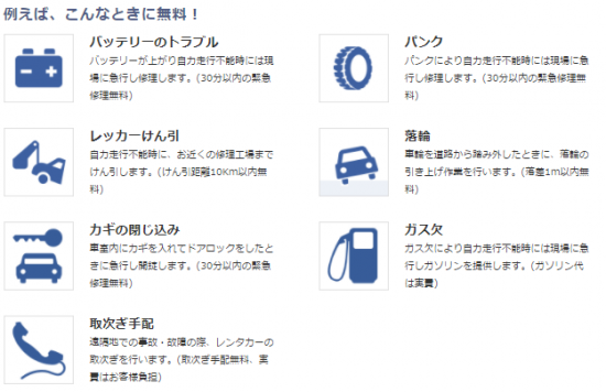 nttifのロードサービス