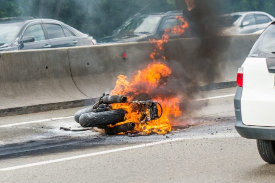 バイクの事故