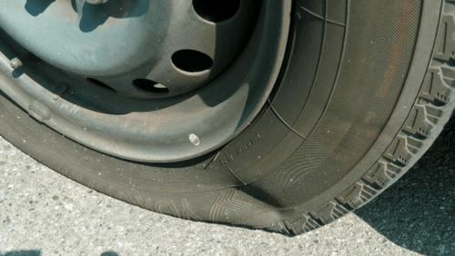 タイヤの傷